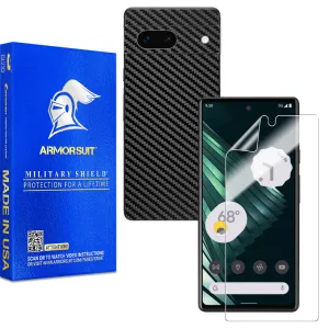 [2   1Pack] Google Pixel 7 Screen Protector    Carbon Fiber Skin