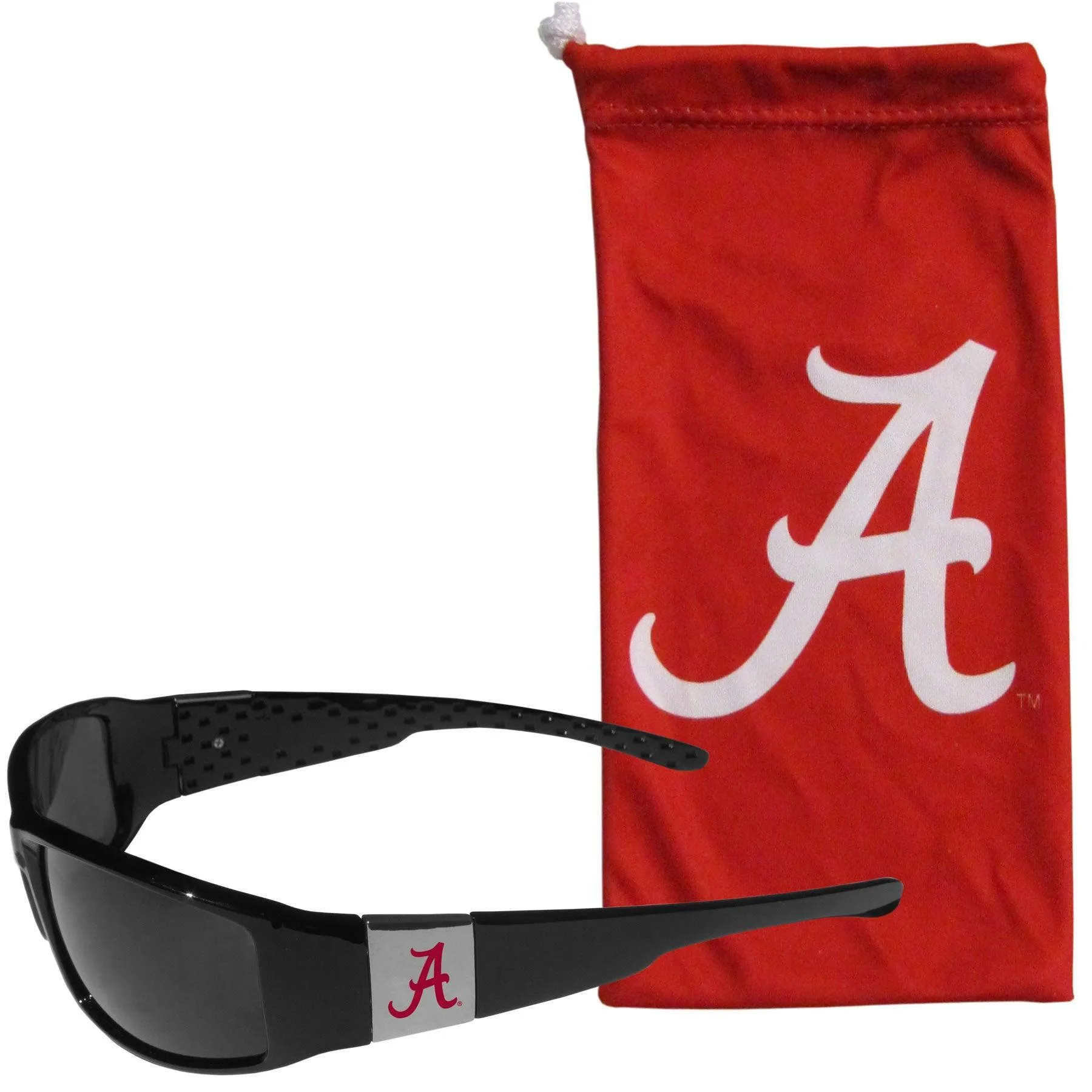 Alabama Crimson Tide Chrome Wrap Sunglasses and Bag