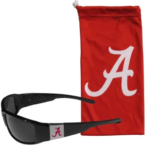 Alabama Crimson Tide Chrome Wrap Sunglasses and Bag