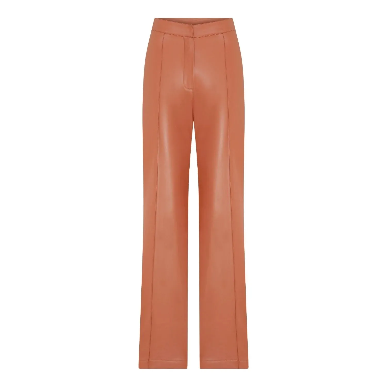 Alba Vegan Leather Wide-Leg Trousers