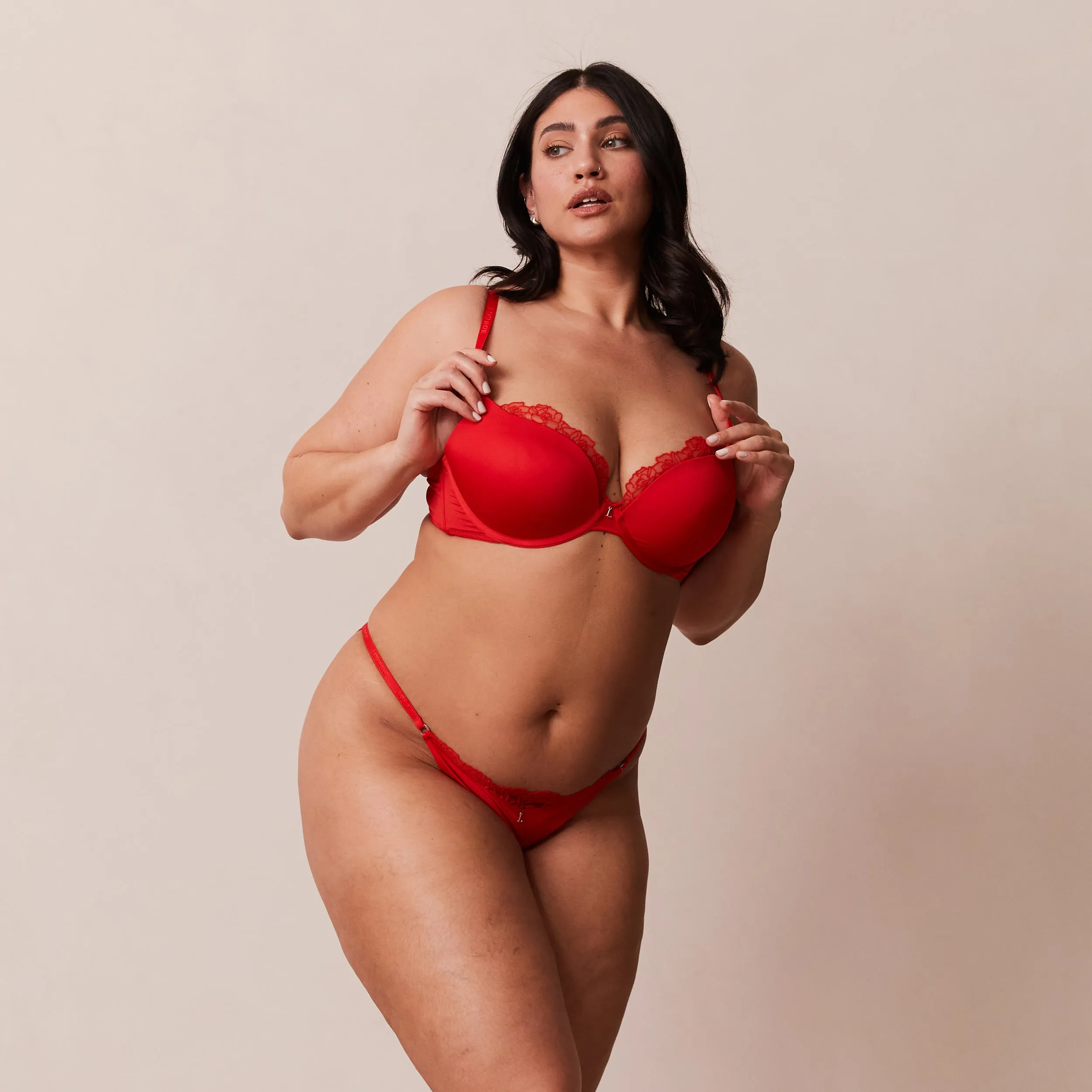 Anti-Gravity Push-Up Bra  - Red