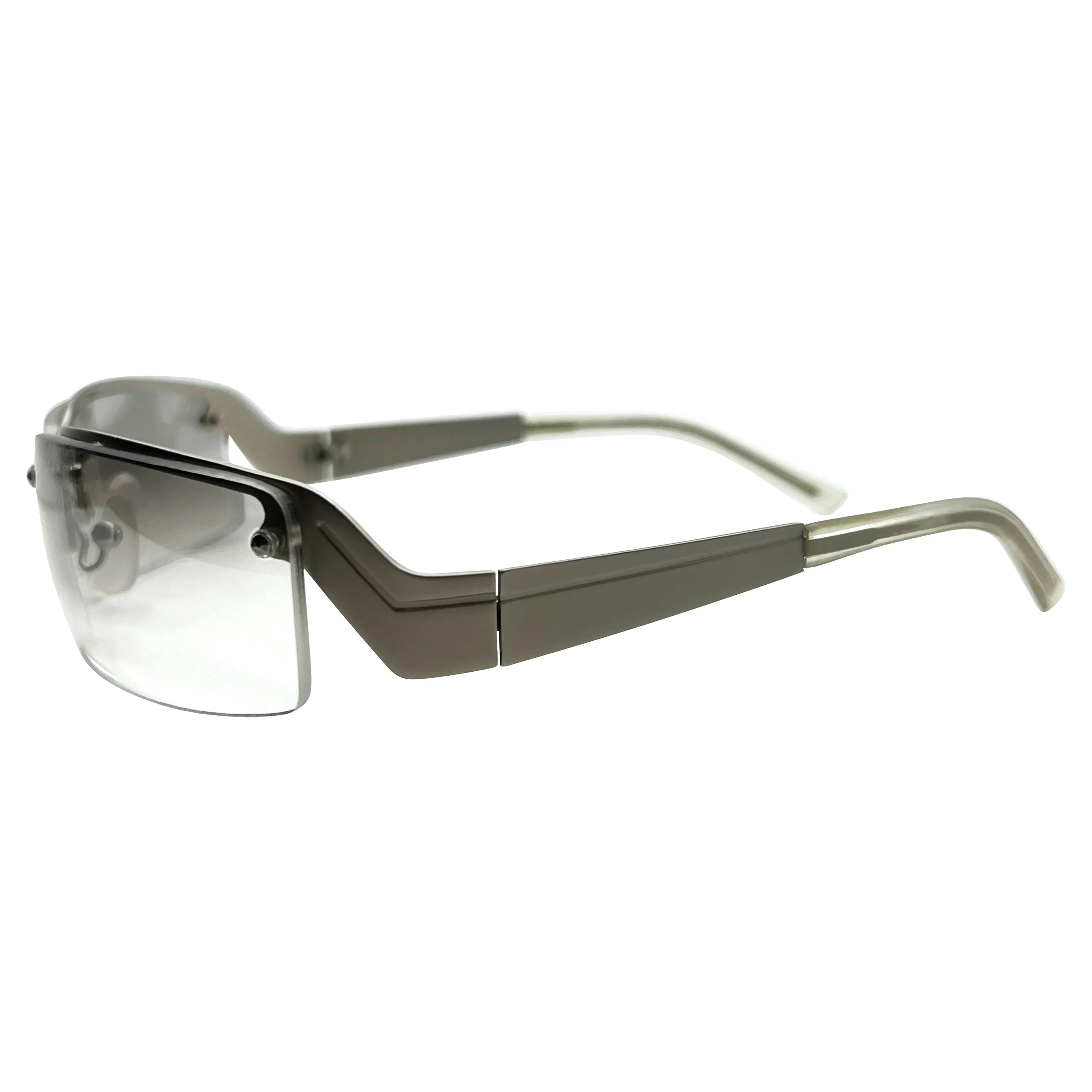 CAPSULE Futuristic Rimless Sunglasses