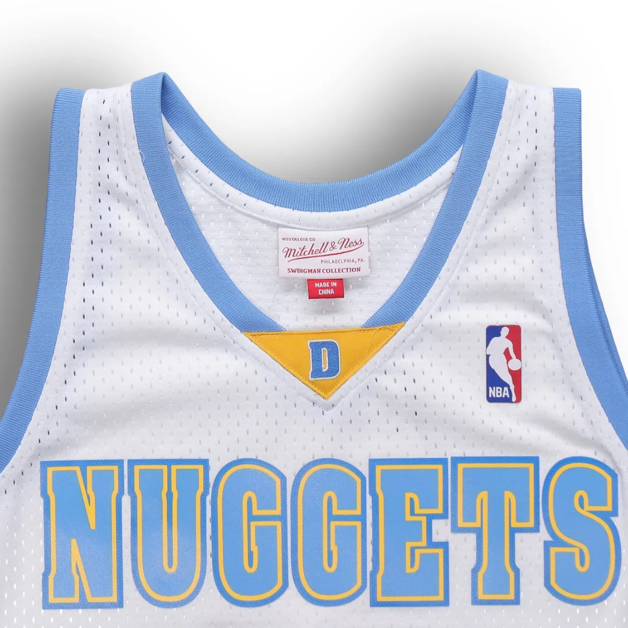 Carmelo Anthony 2006-2007 Denver Nuggets Home Mitchell & Ness Swingman Jersey - White