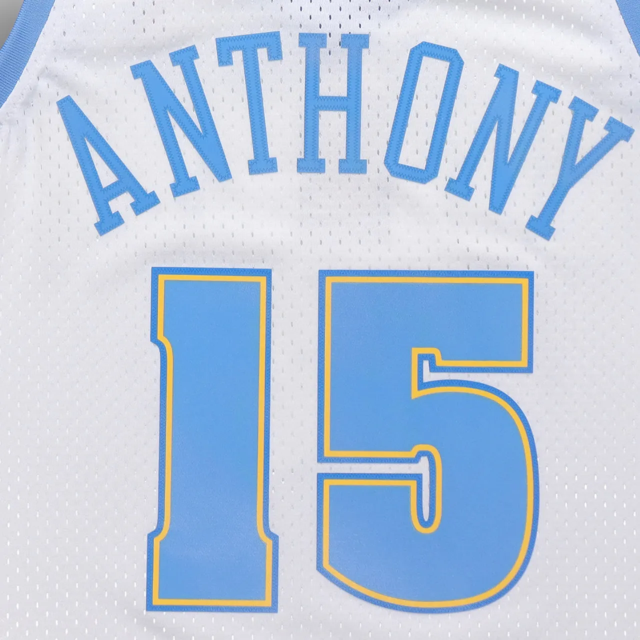 Carmelo Anthony 2006-2007 Denver Nuggets Home Mitchell & Ness Swingman Jersey - White