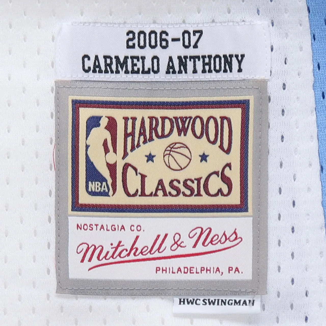 Carmelo Anthony 2006-2007 Denver Nuggets Home Mitchell & Ness Swingman Jersey - White