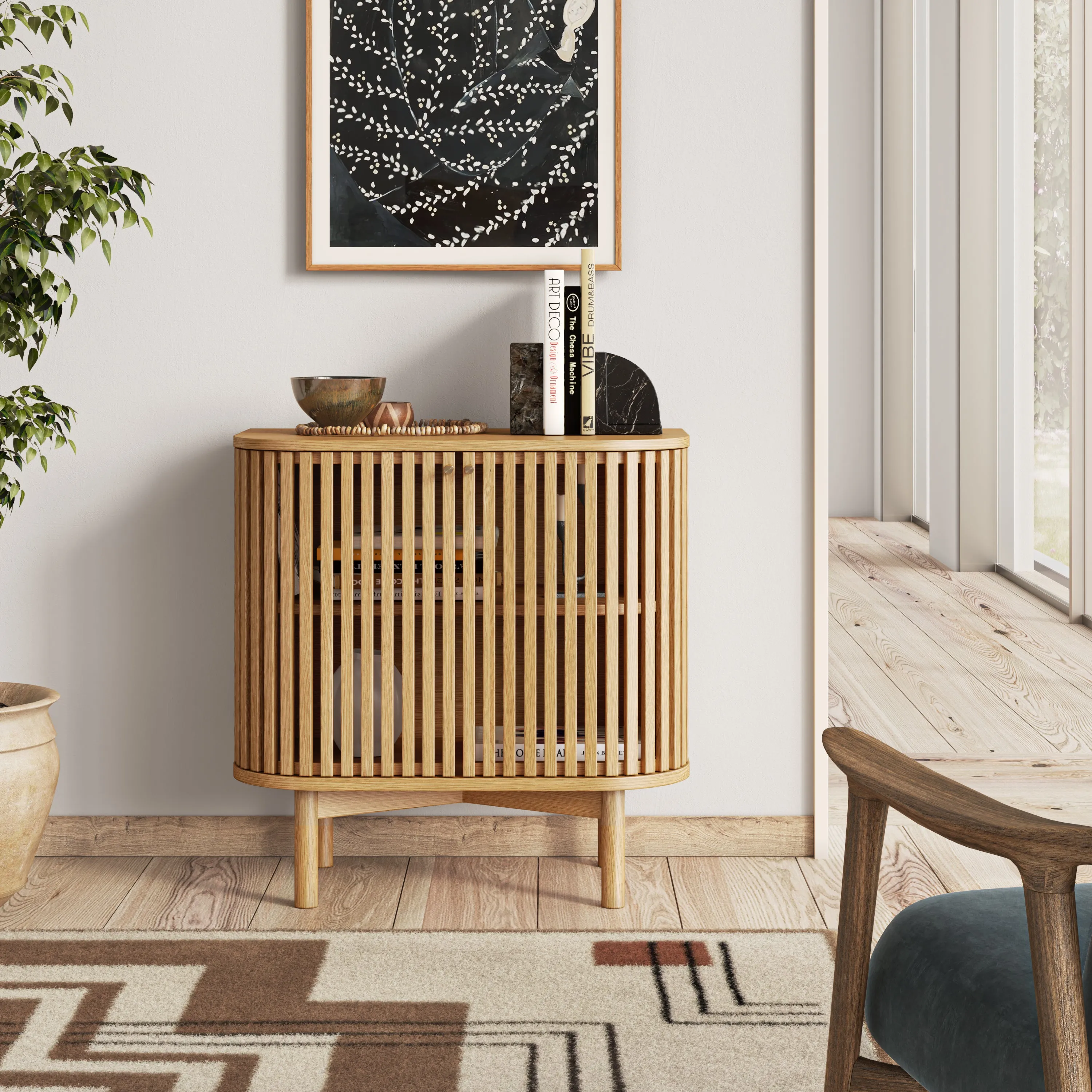 Carna - Oak Small Sideboard