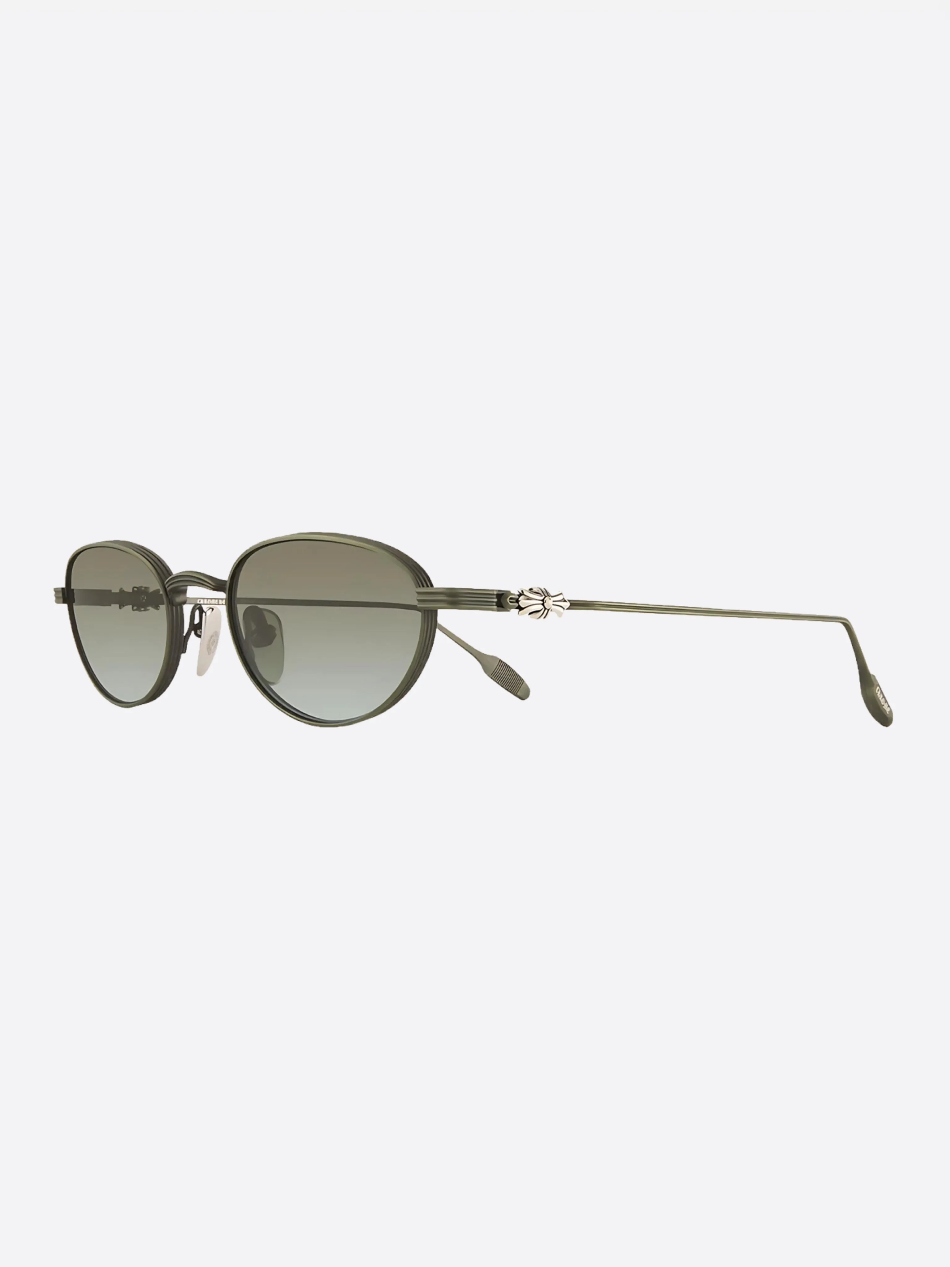 CHROME HEARTS CLITORIAL OLIVE SUNGLASSES