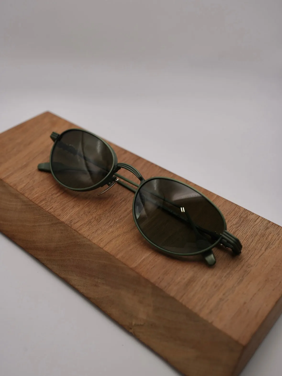 CHROME HEARTS CLITORIAL OLIVE SUNGLASSES