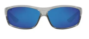 Costa Del Mar Mens Saltbreak Silver Frame - Blue Mirror 580 Glass Lens - Polarized Sunglasses