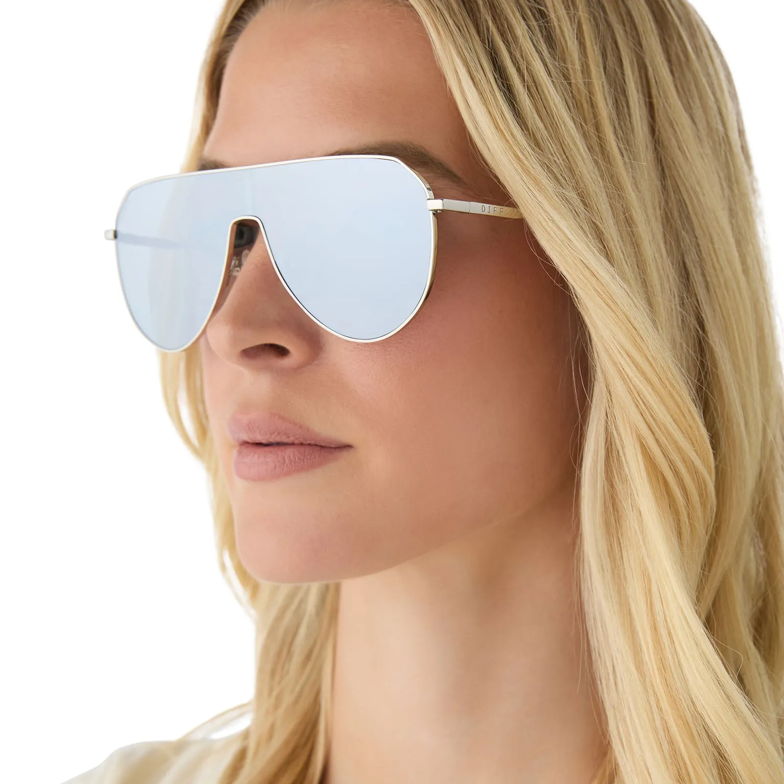 DASH SHIELD - SILVER   SILVER MIRROR SUNGLASSES