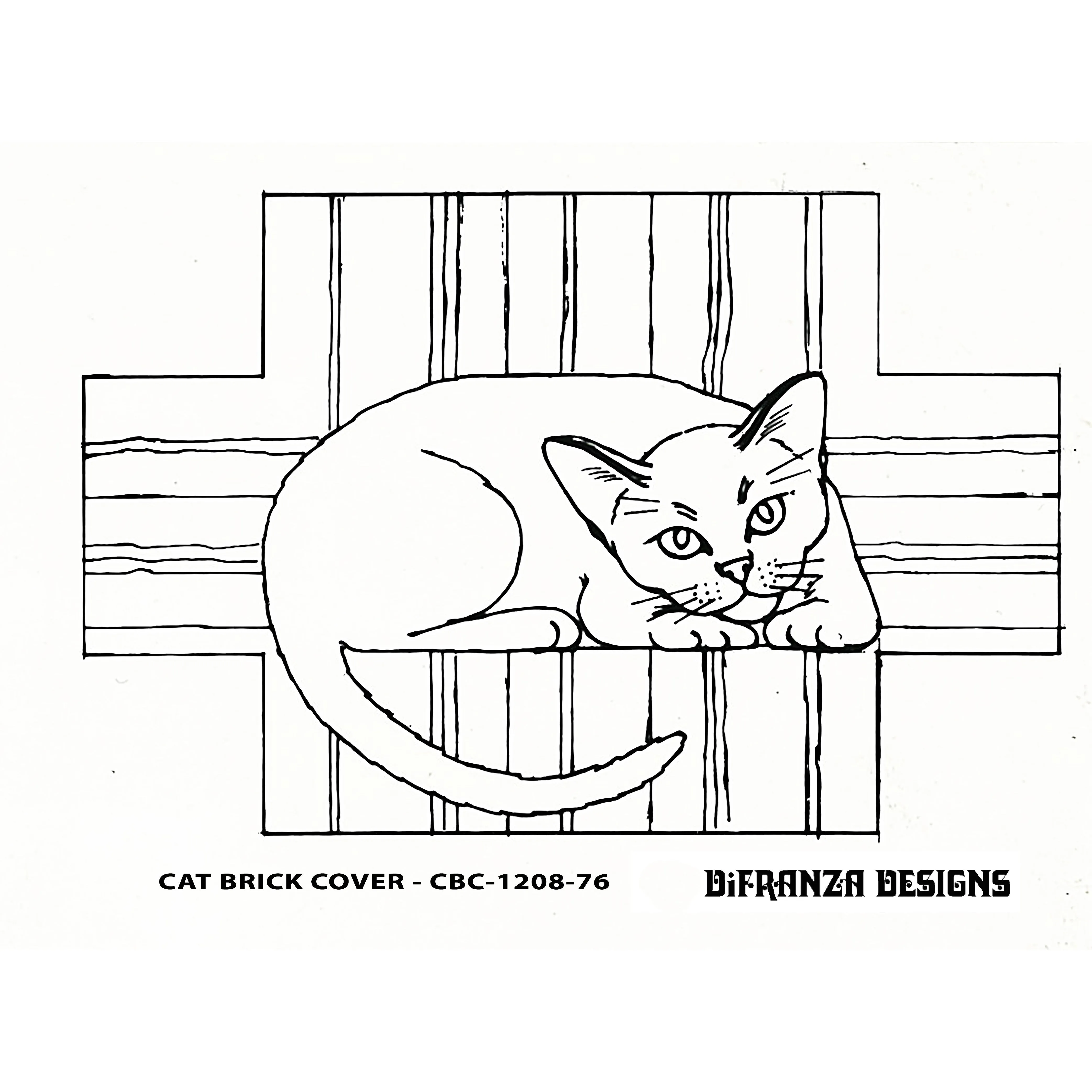 DiFranza Designs - Cat Brick Cover