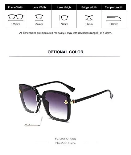 ELEGANTE Women's Butterfly Butterfly Polarization Sunglasses Blue Frame, Purple Lens - (Pack Of 1)