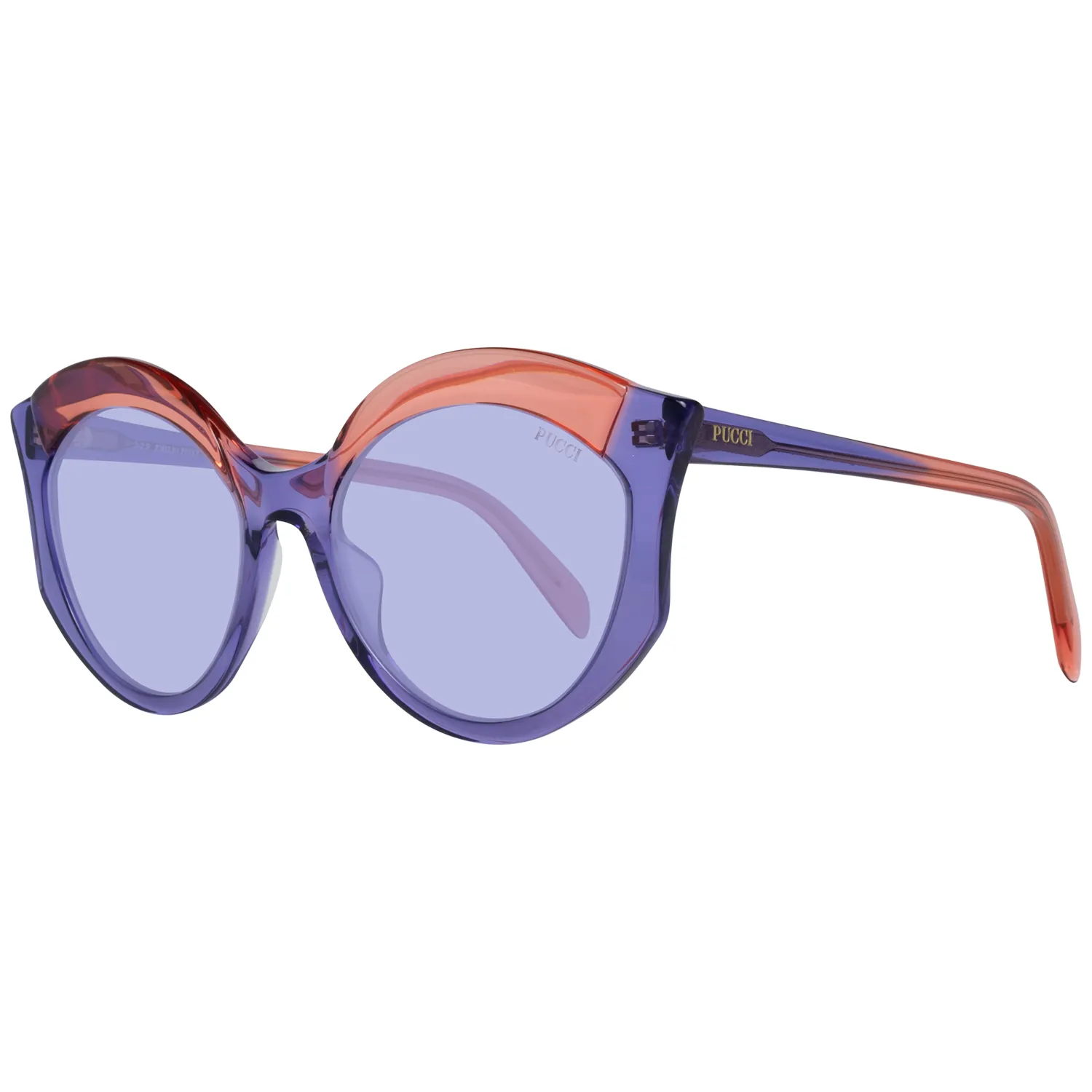 Emilio Pucci Elegant Purple Butterfly Sunglasses