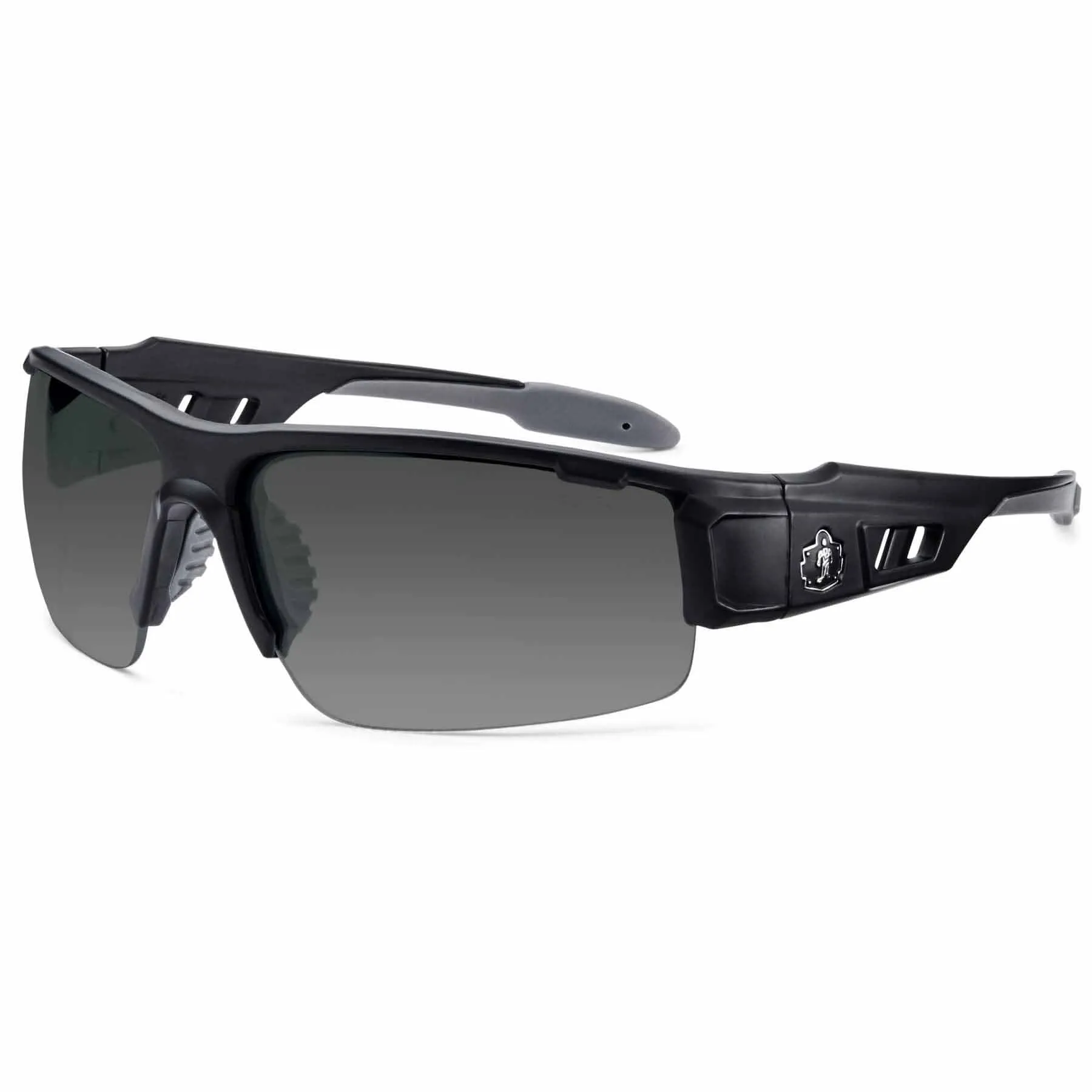 Ergodyne 52433 DAGR Anti-Fog Smoke Lens Matte Black Safety Glasses