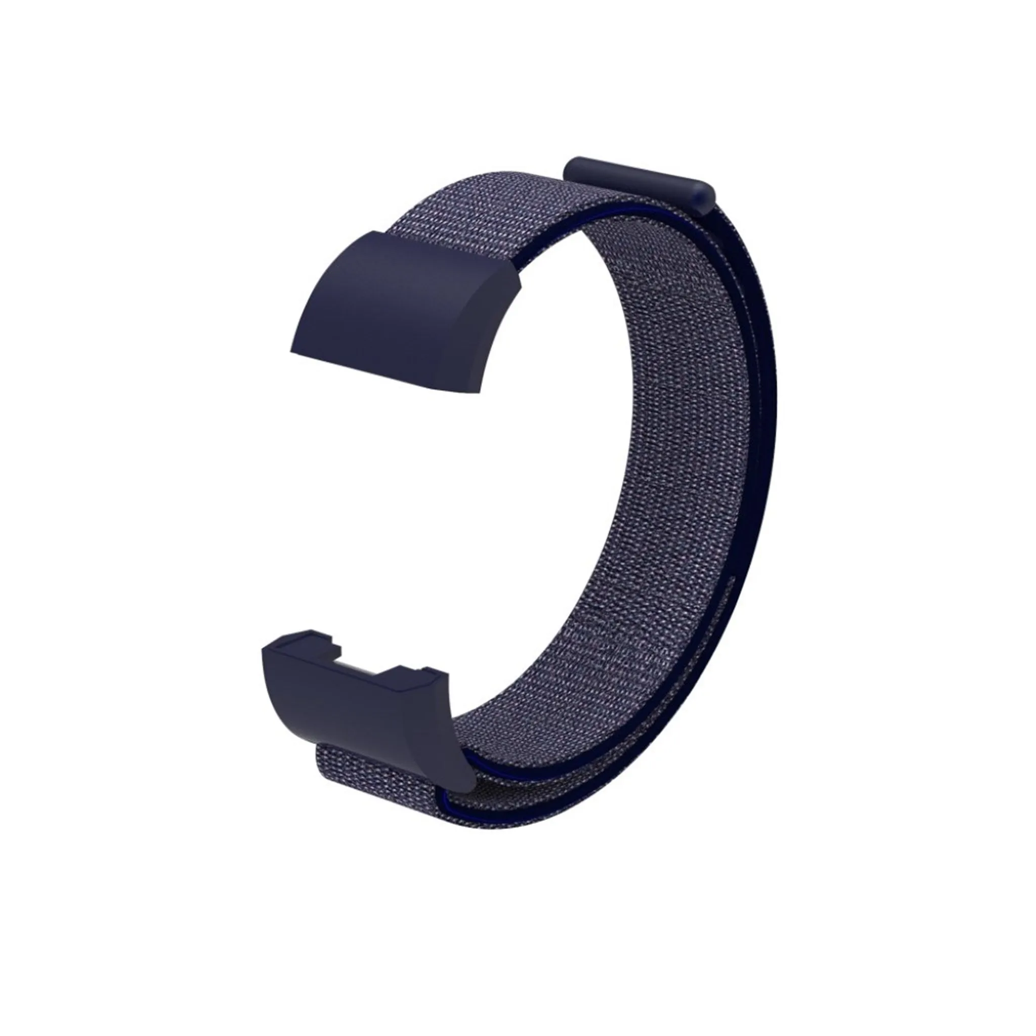 Fitbit Charge 2 velcro closure flexible nylon watch strap replacement - Purple