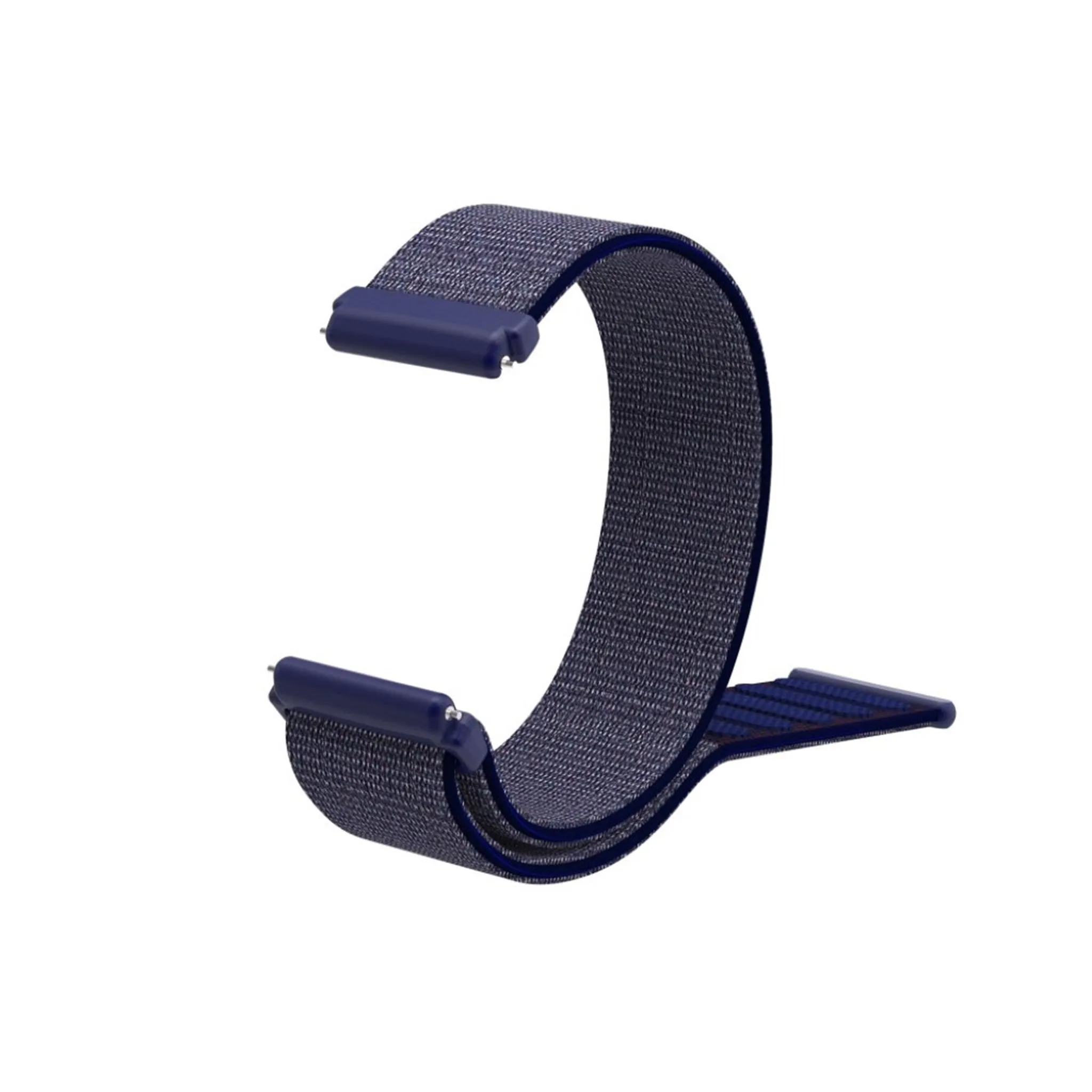 Fitbit Versa velcro closure flexible watchband - Midnight Blue