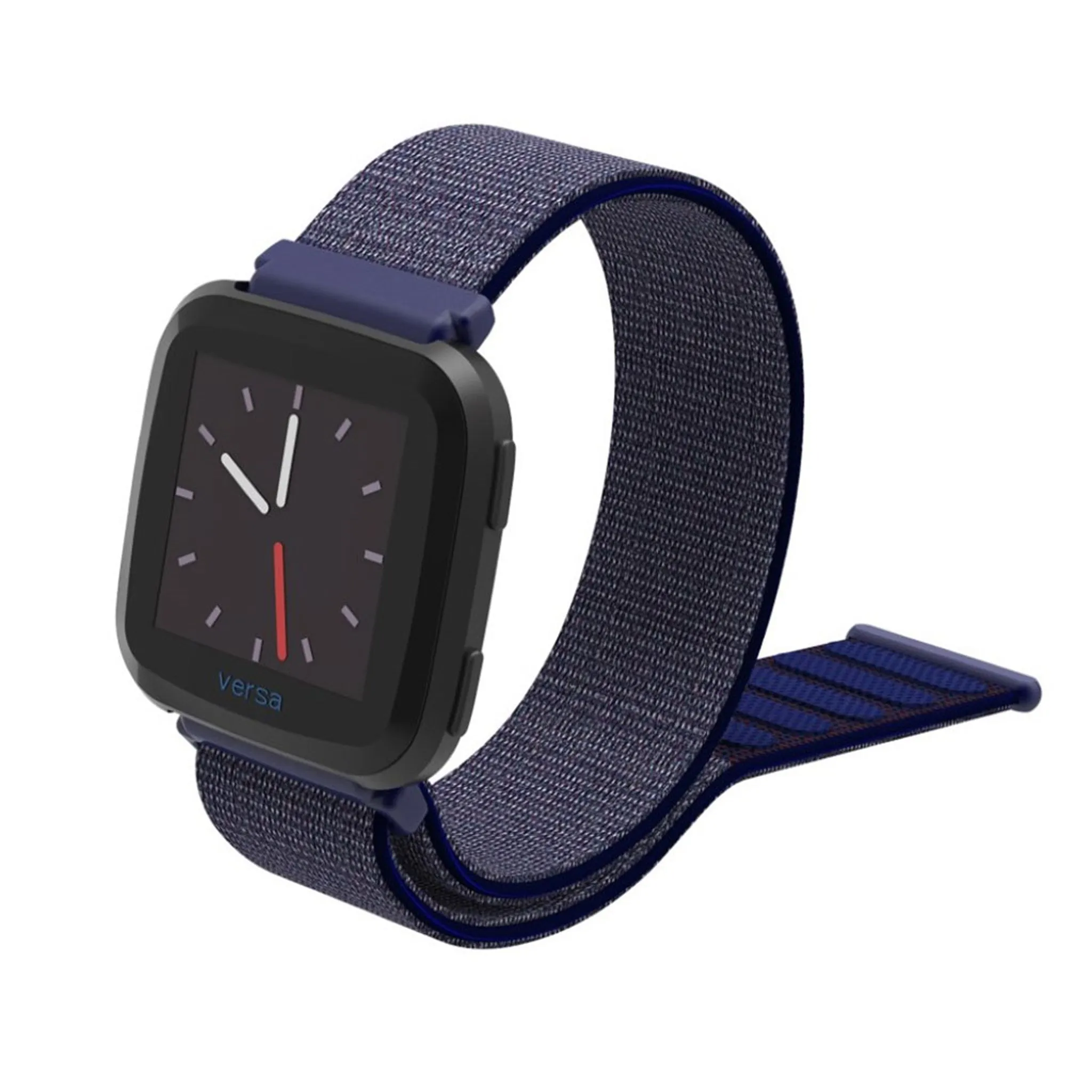 Fitbit Versa velcro closure flexible watchband - Midnight Blue