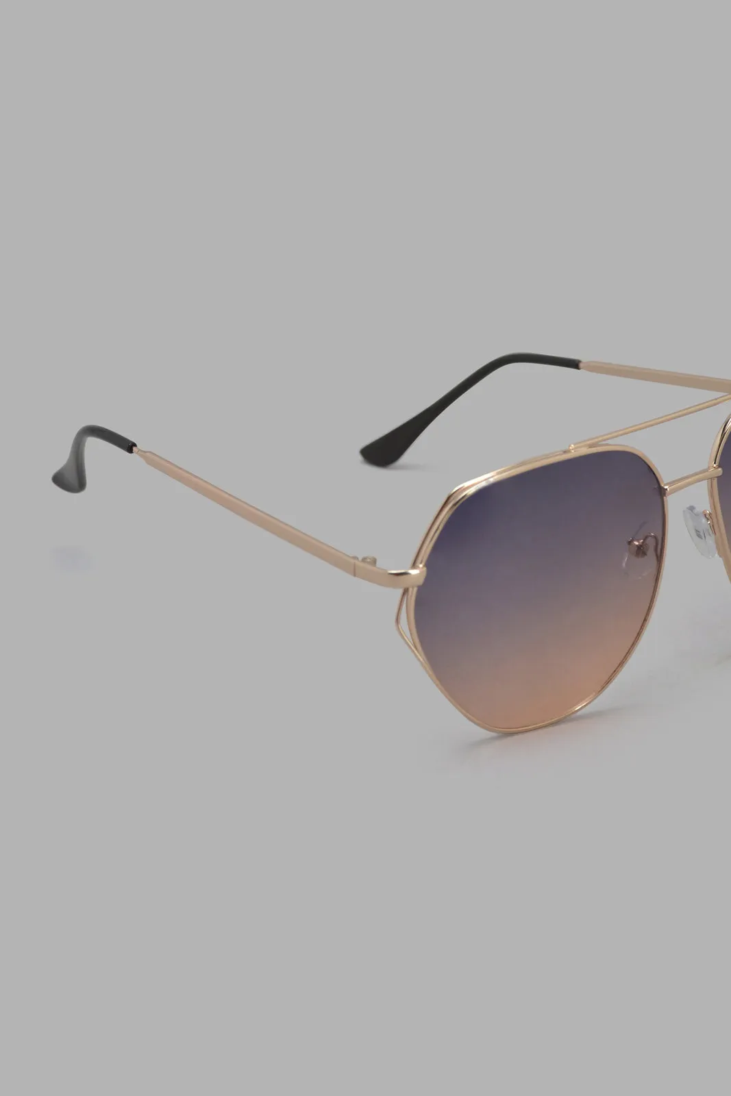 Gold Oversized Sunglasses for Women