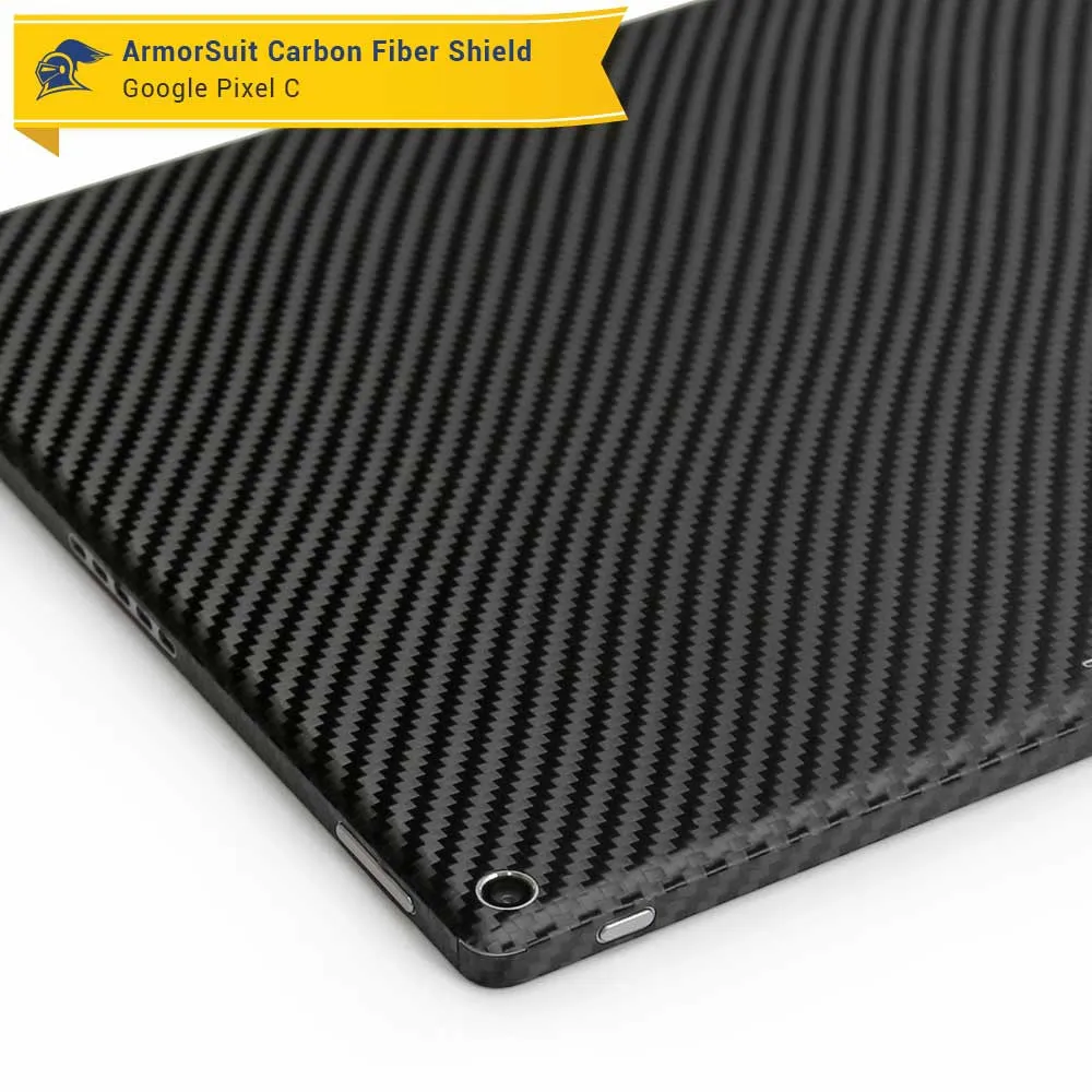 Google Pixel C Screen Protector   Black Carbon Fiber Skin