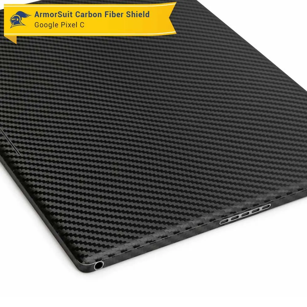 Google Pixel C Screen Protector   Black Carbon Fiber Skin