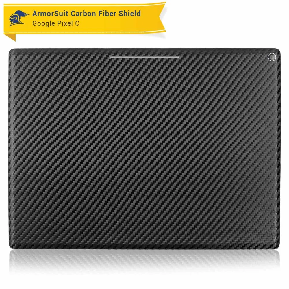 Google Pixel C Screen Protector   Black Carbon Fiber Skin