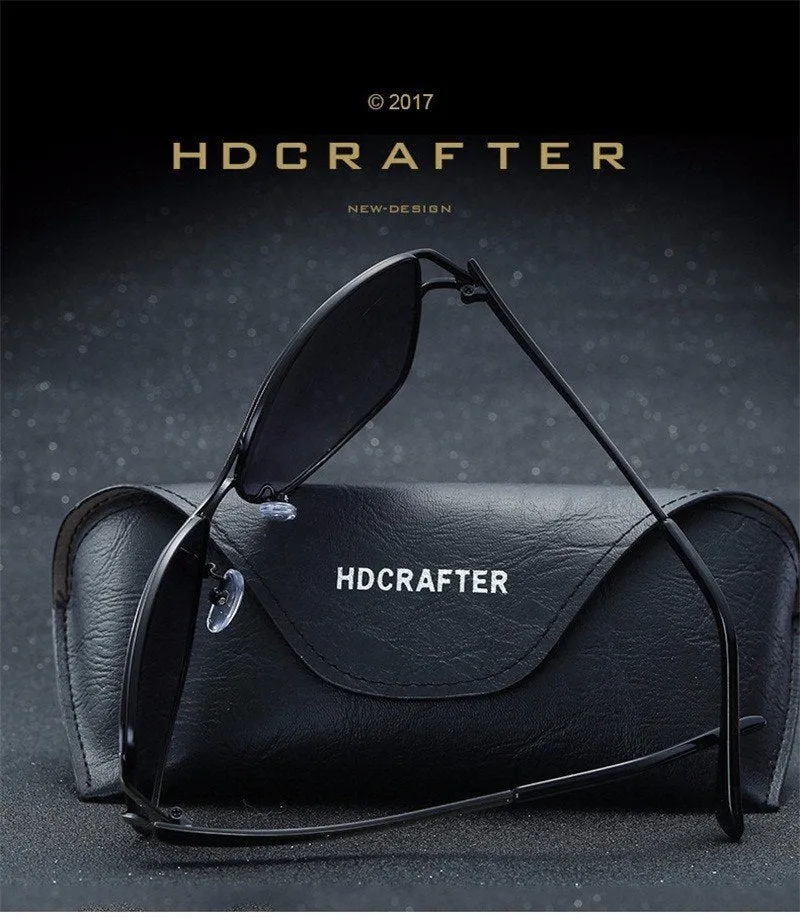 Hdcrafter Brand Women's Square Polarized Cat Eye Sunglasses Driving E020