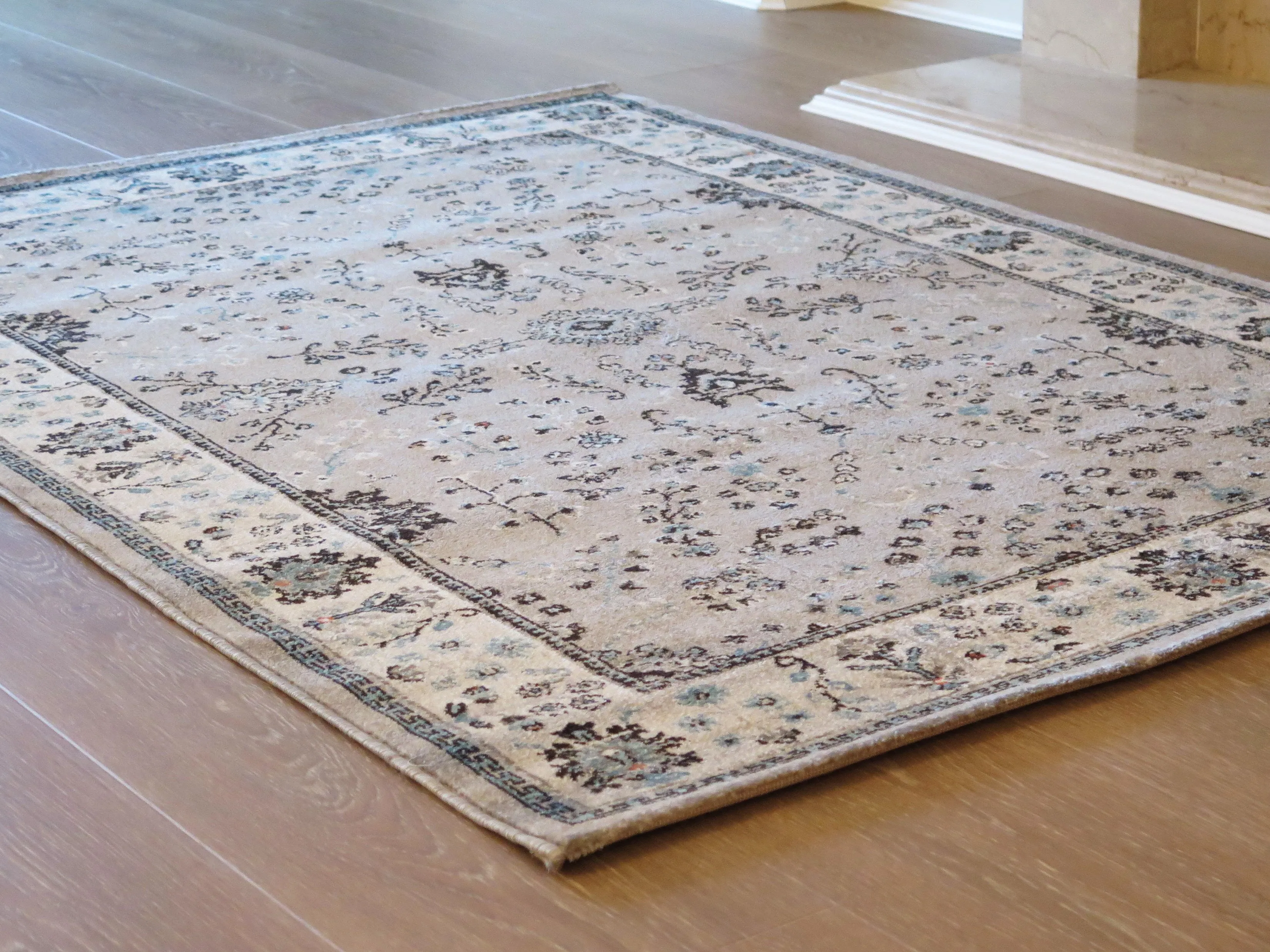 Herat Oriental Area Rug (Grey/Cream, 160 x 230 cm)