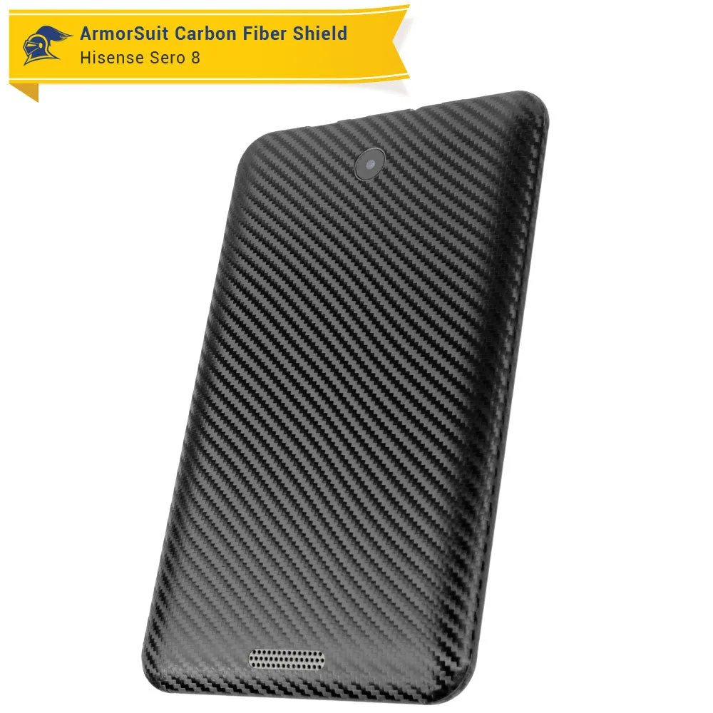 Hisense Sero 8 Screen Protector   Black Carbon Fiber Skin