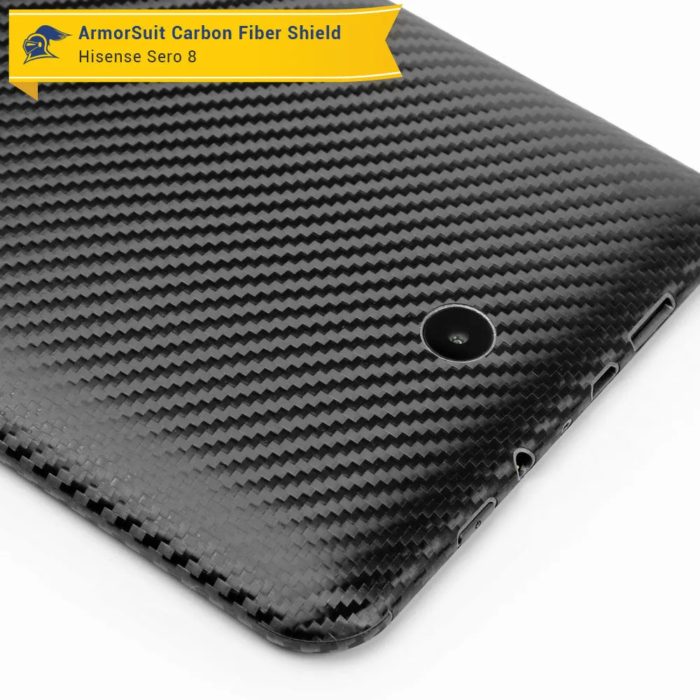 Hisense Sero 8 Screen Protector   Black Carbon Fiber Skin