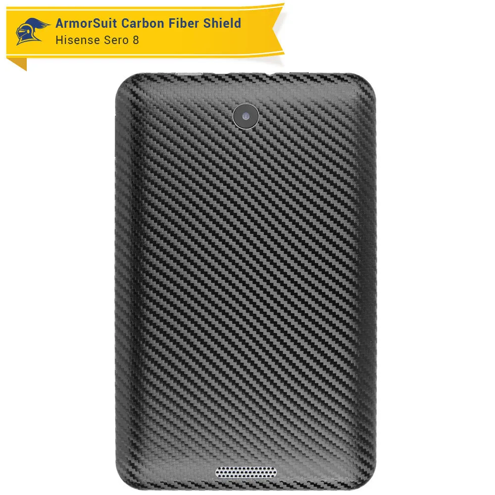 Hisense Sero 8 Screen Protector   Black Carbon Fiber Skin