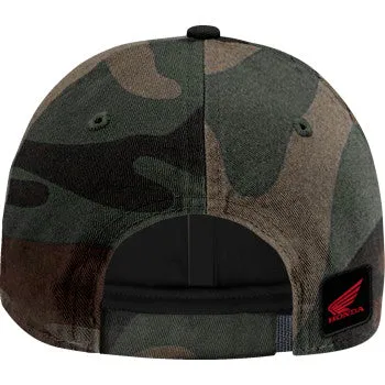 Honda Curved Bill Hat - Woodland Camo