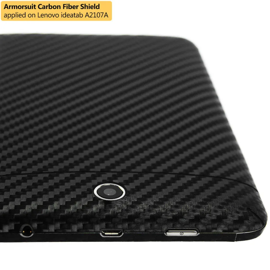 Lenovo A2107 Screen Protector   Black Carbon Fiber Skin