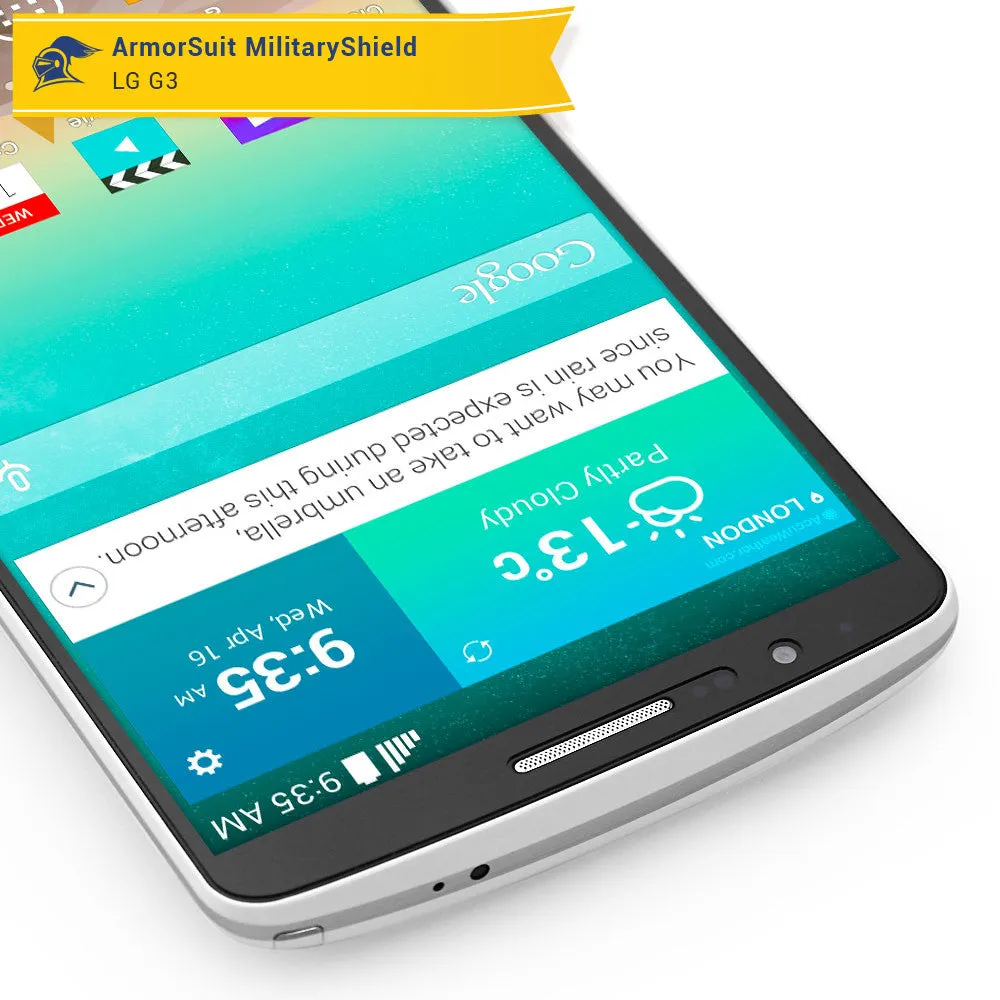 LG G3 Screen Protector   Black Carbon Fiber Film Protector
