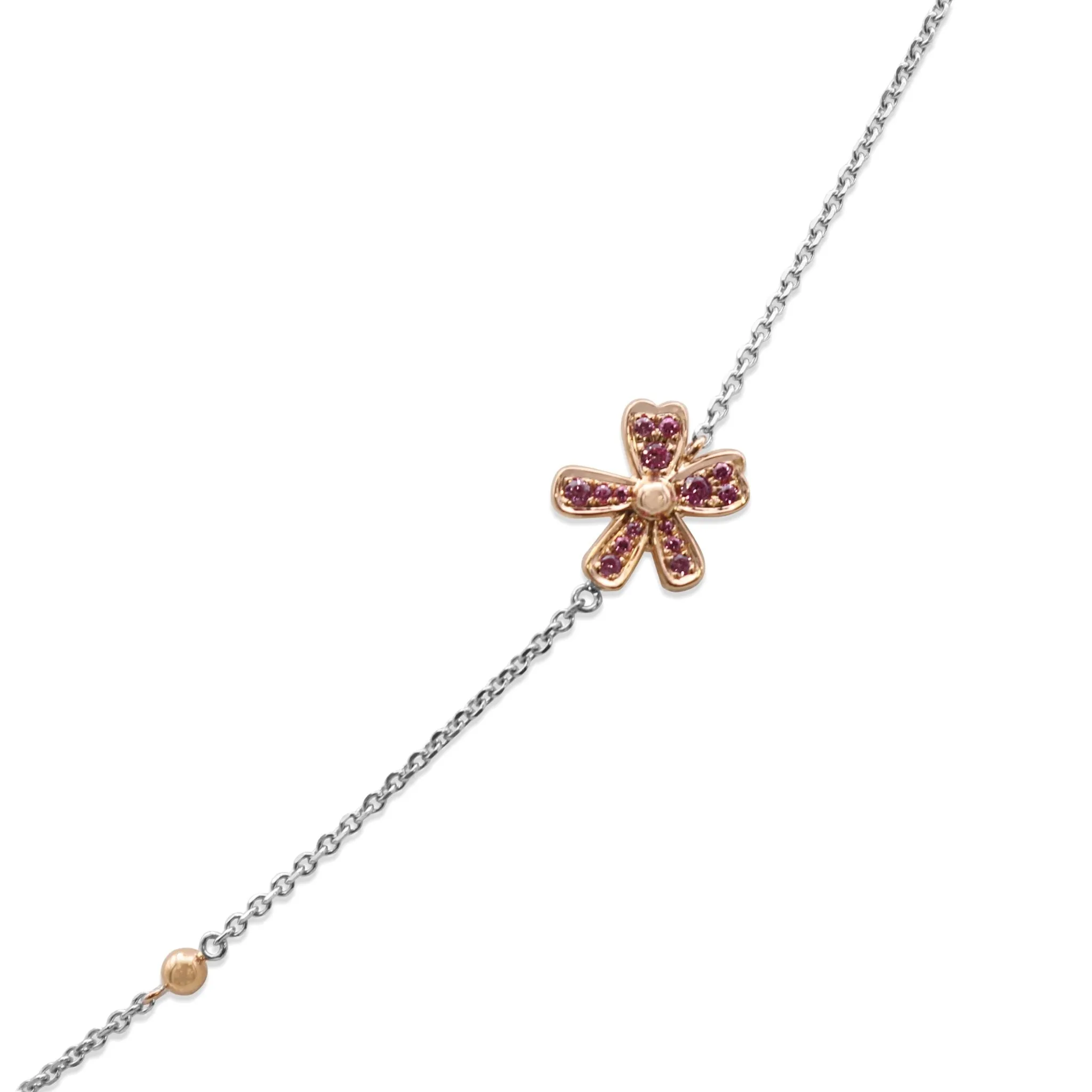 Liz Earle Pink Sapphire Pendant Necklace - 18ct Gold