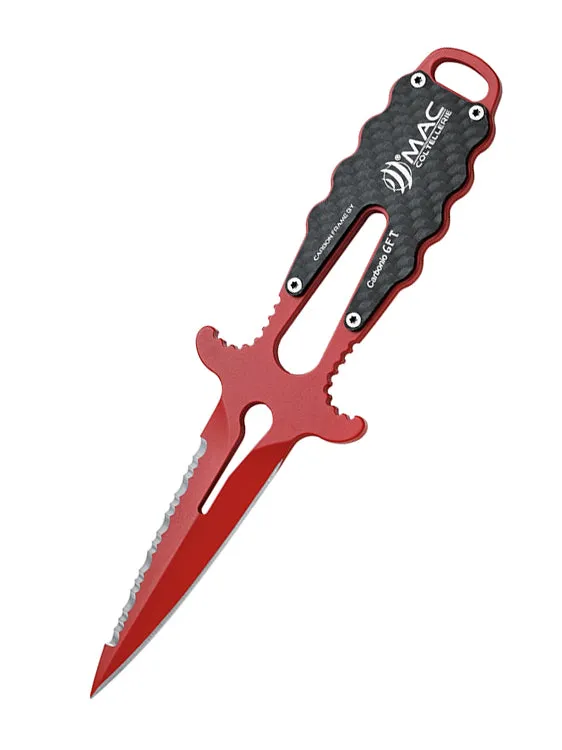 Mac Coltellerie Apnea 9 Carbon Red Knife