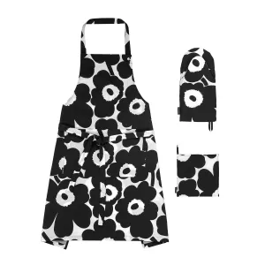 marimekko | pieni unikko kitchen textile set | colour 190