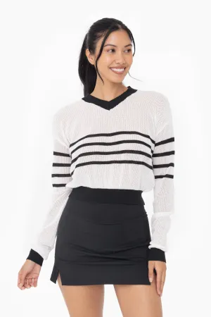 Mono B Sporty Pullover Sweater