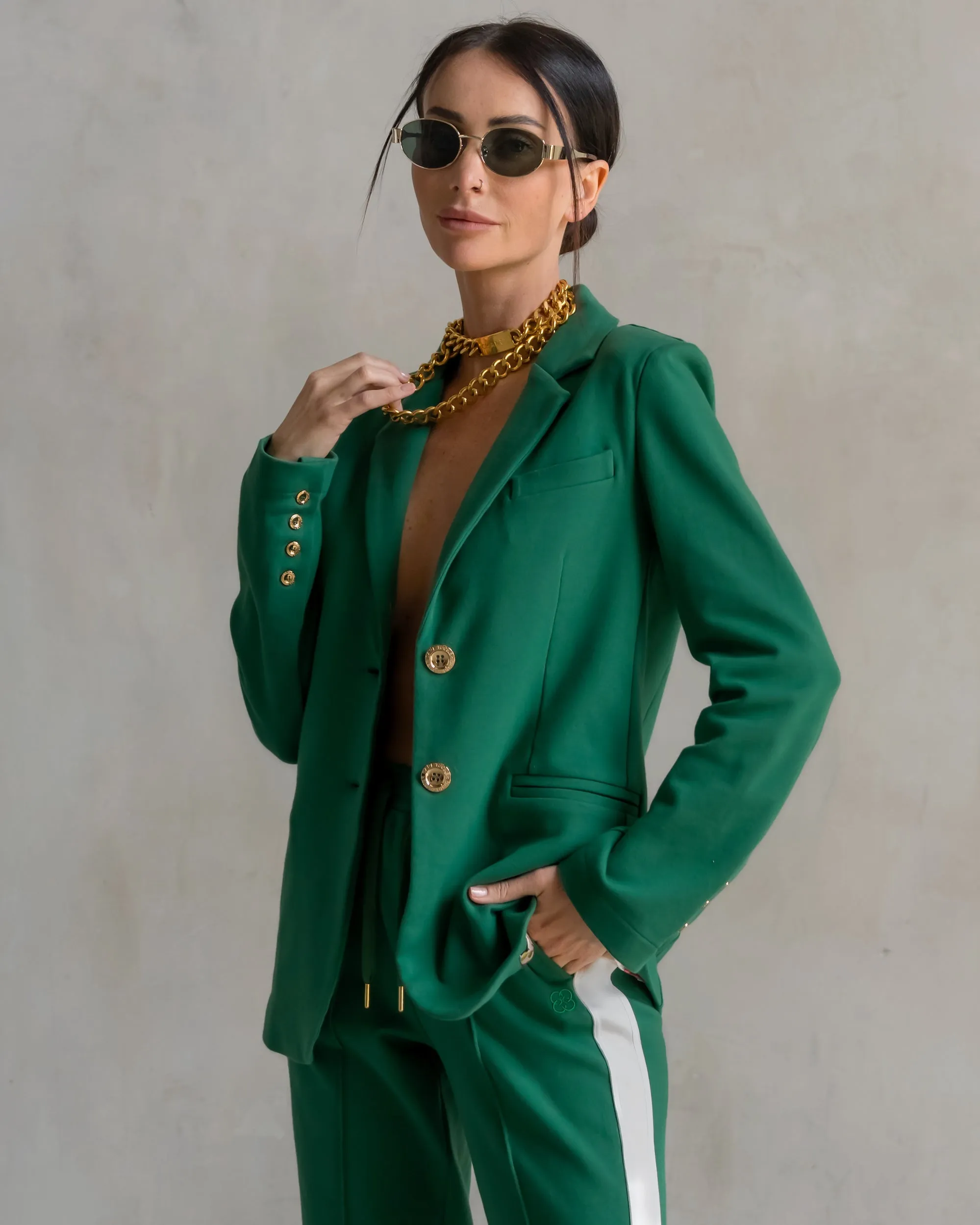 Morrison Interlock Blazer Ivy