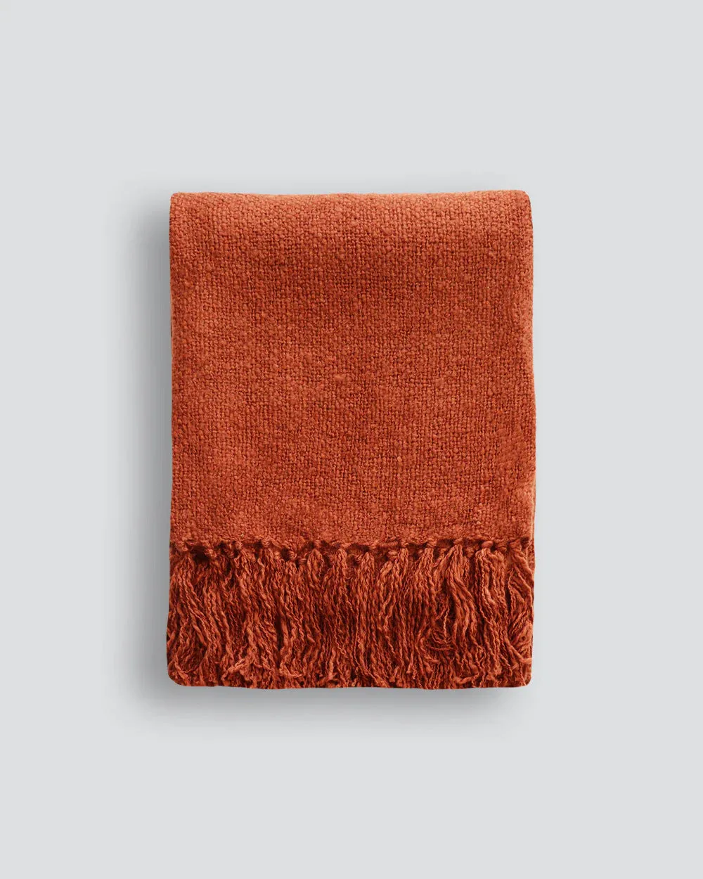 Mulberi Serenade Throw - Burnt Orange