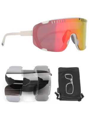 Outdoor Triple Lens Cycling Sunglasses - SF2221