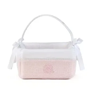 Padded Vanity Basket - Cotton Pink