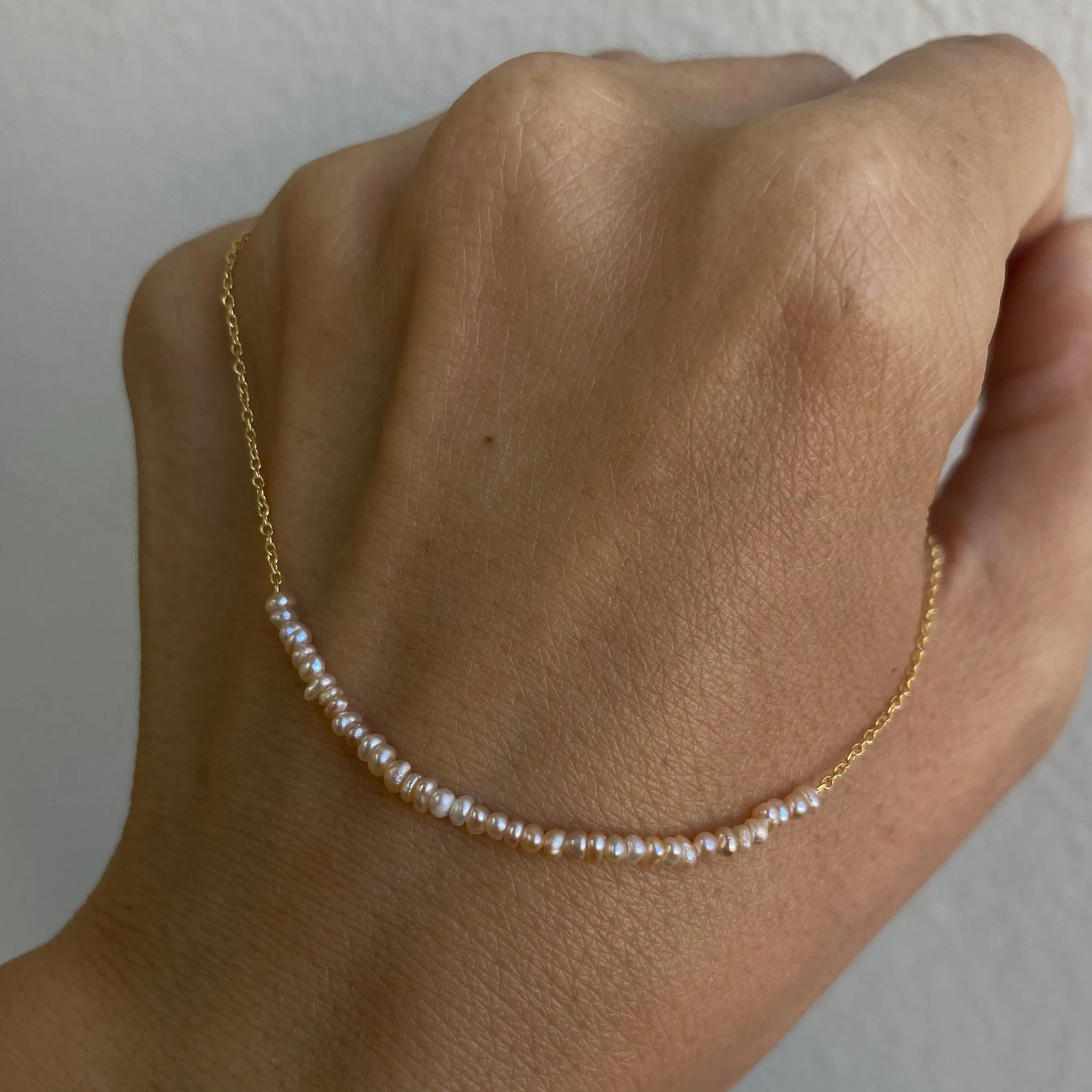 Pearl Arc Necklace