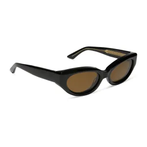 PETRA - BLACK   BROWN   POLARIZED SUNGLASSES