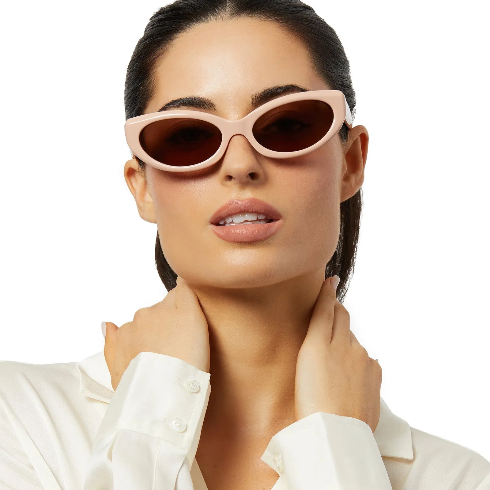 PETRA - NUDE   BROWN   POLARIZED SUNGLASSES