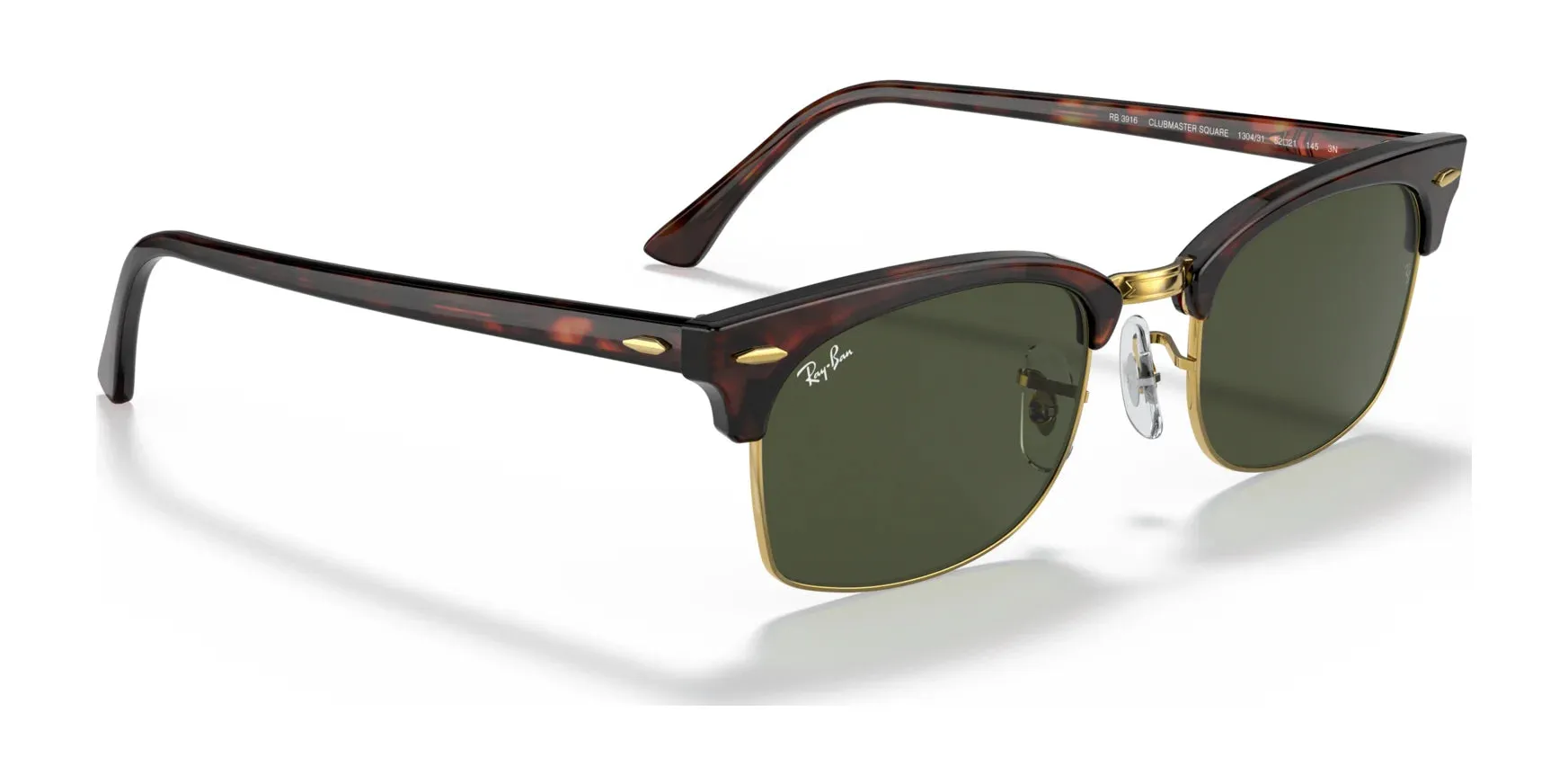 Ray-Ban CLUBMASTER SQUARE RB3916 Sunglasses | Size 52