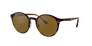 Ray-Ban RB4336CH Chromance Polarized Sunglasses - Striped Red Havana/Brown