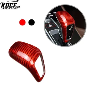 Real Carbon Fiber Car Interior Accessories Gear Shift Cover For Porsche Cayenne 2019 