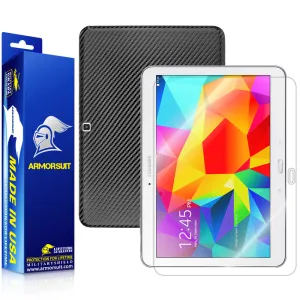 Samsung Galaxy Tab 4 10.1 Screen Protector   Black Carbon Fiber Film Protector