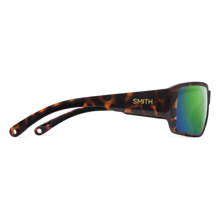 Smith Optics Hookset - Matte Tortoise Chromapop Glass Polarized Green Mirror