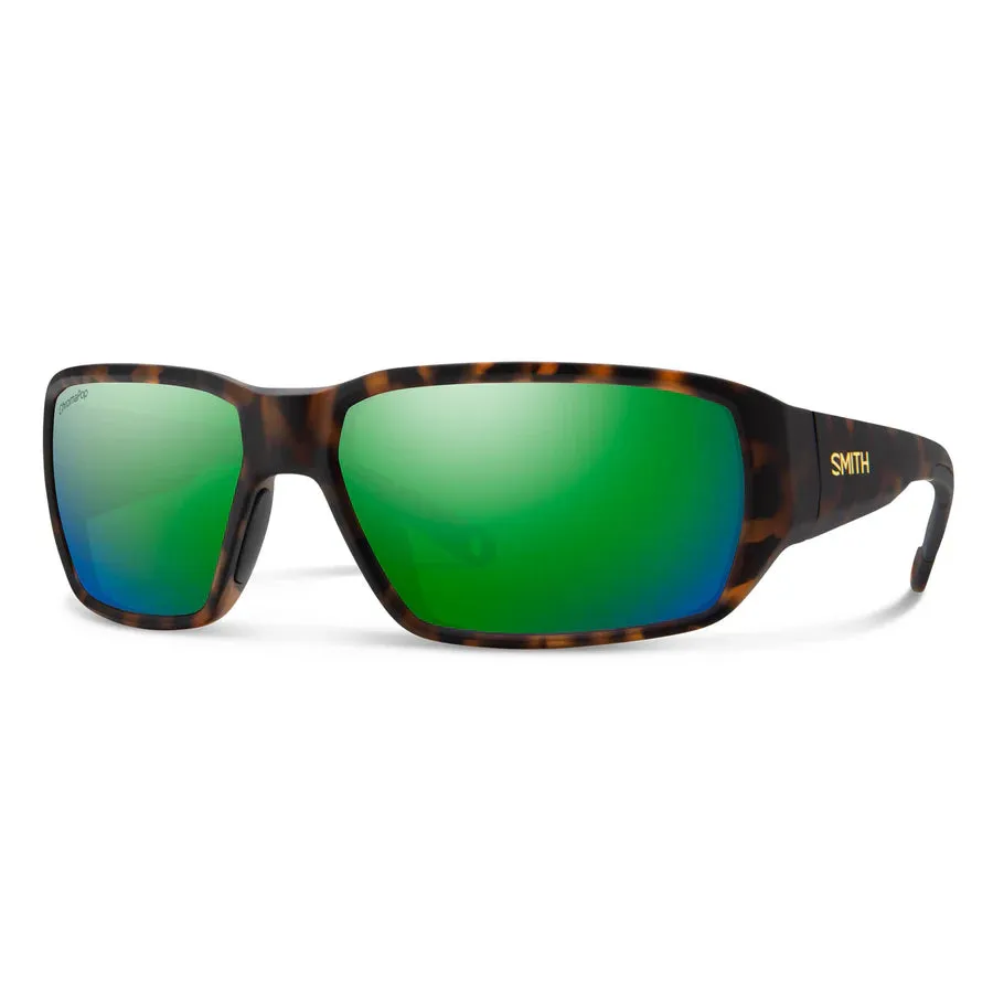 Smith Optics Hookset - Matte Tortoise Chromapop Glass Polarized Green Mirror